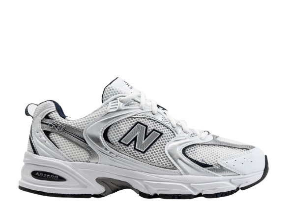 New Balance 530 White Silver Navy